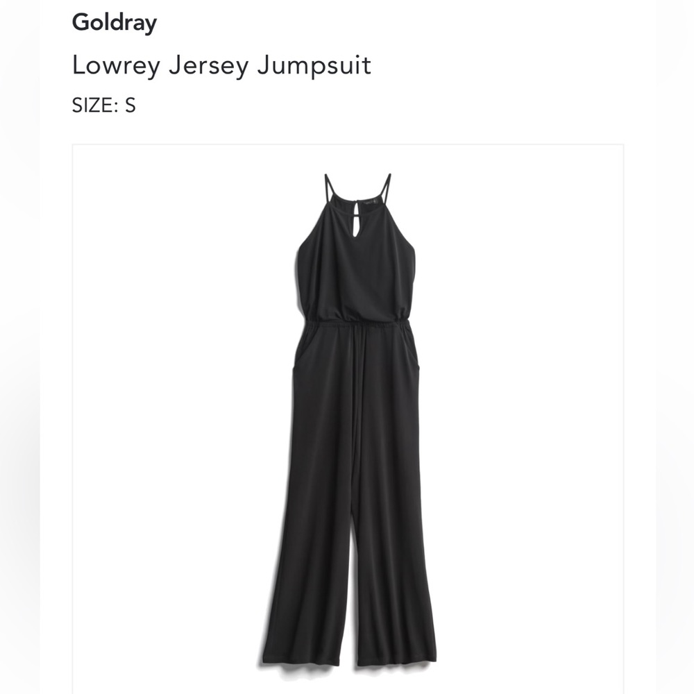 Women’s Goldray Lowrey Jersey Jumpsuit, S, NWOT